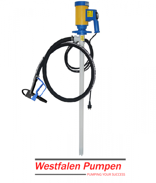 JP-280 Fasspumpen-Set PVDF 825 Watt Ø 41 mm für Fasspumpen